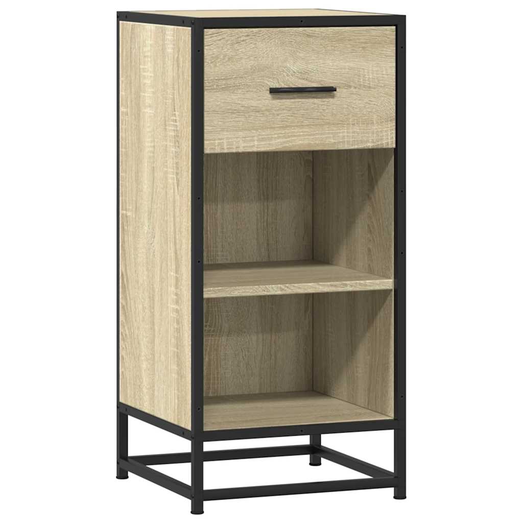 vidaXL Szafka, dąb sonoma, 35,5x35x76 cm, materiał drewnopochodny