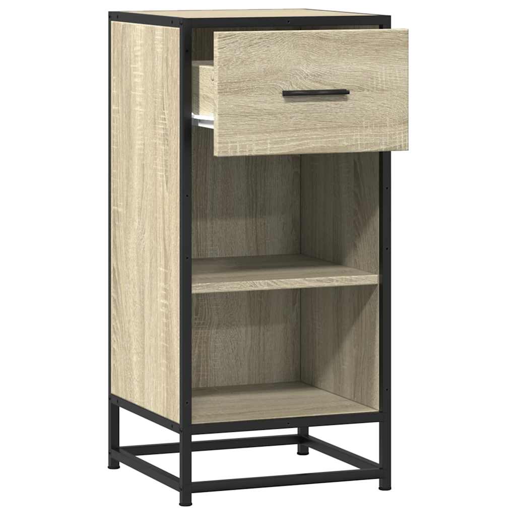 vidaXL Szafka, dąb sonoma, 35,5x35x76 cm, materiał drewnopochodny