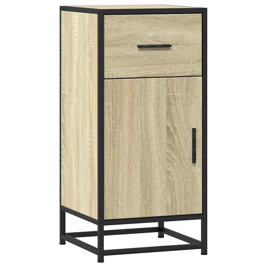 vidaXL Szafka, dąb sonoma, 35,5x35x76 cm, materiał drewnopochodny