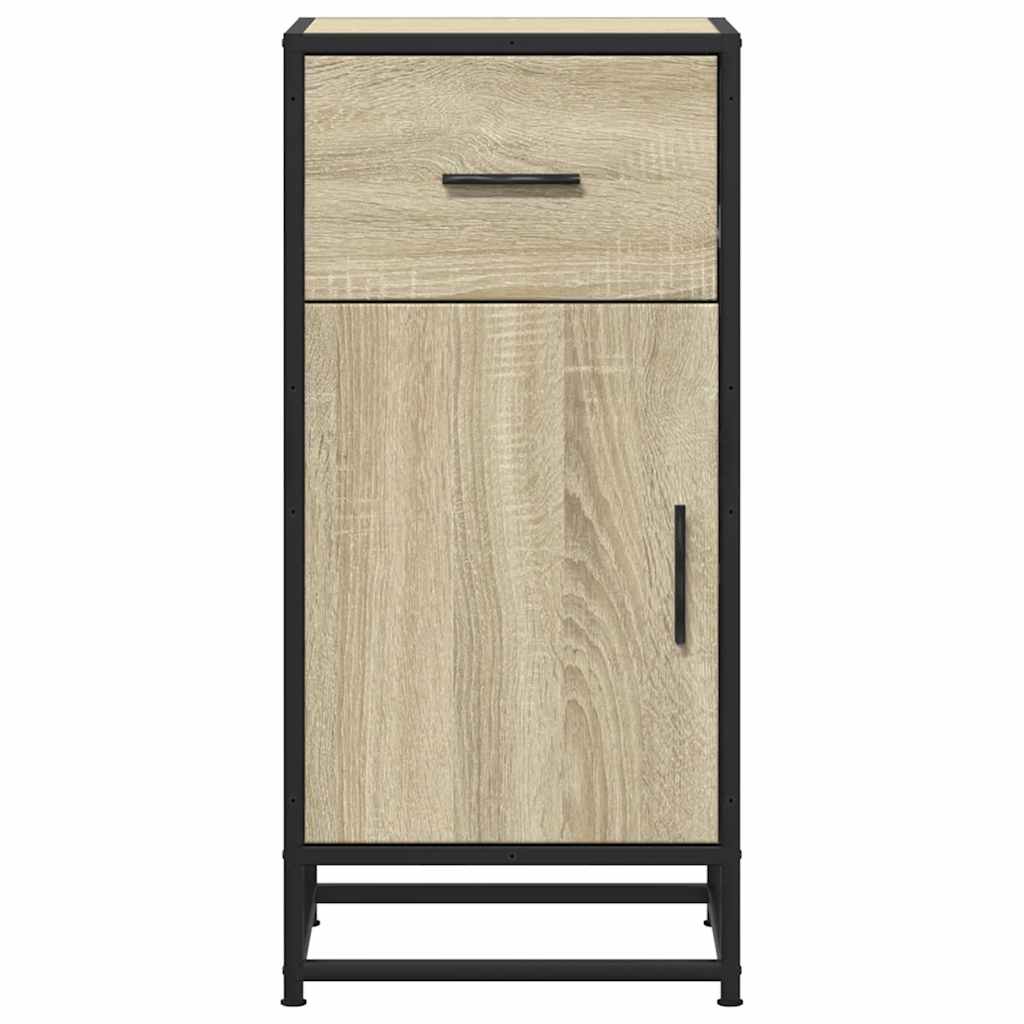 vidaXL Szafka, dąb sonoma, 35,5x35x76 cm, materiał drewnopochodny