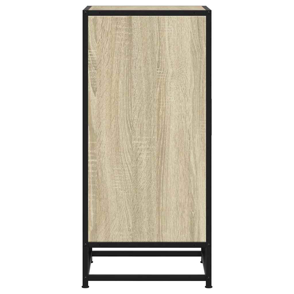 vidaXL Szafka, dąb sonoma, 35,5x35x76 cm, materiał drewnopochodny