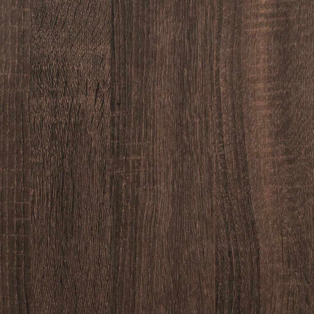 vidaXL Szafka, brązowy dąb, 35,5x35x76 cm, materiał drewnopochodny