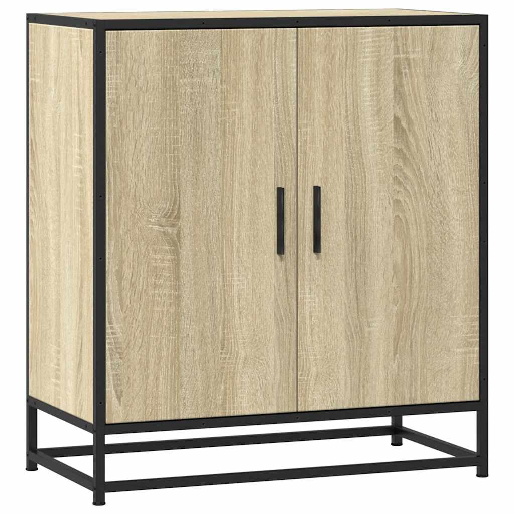 vidaXL Szafka, dąb sonoma, 68x35x76 cm, materiał drewnopochodny
