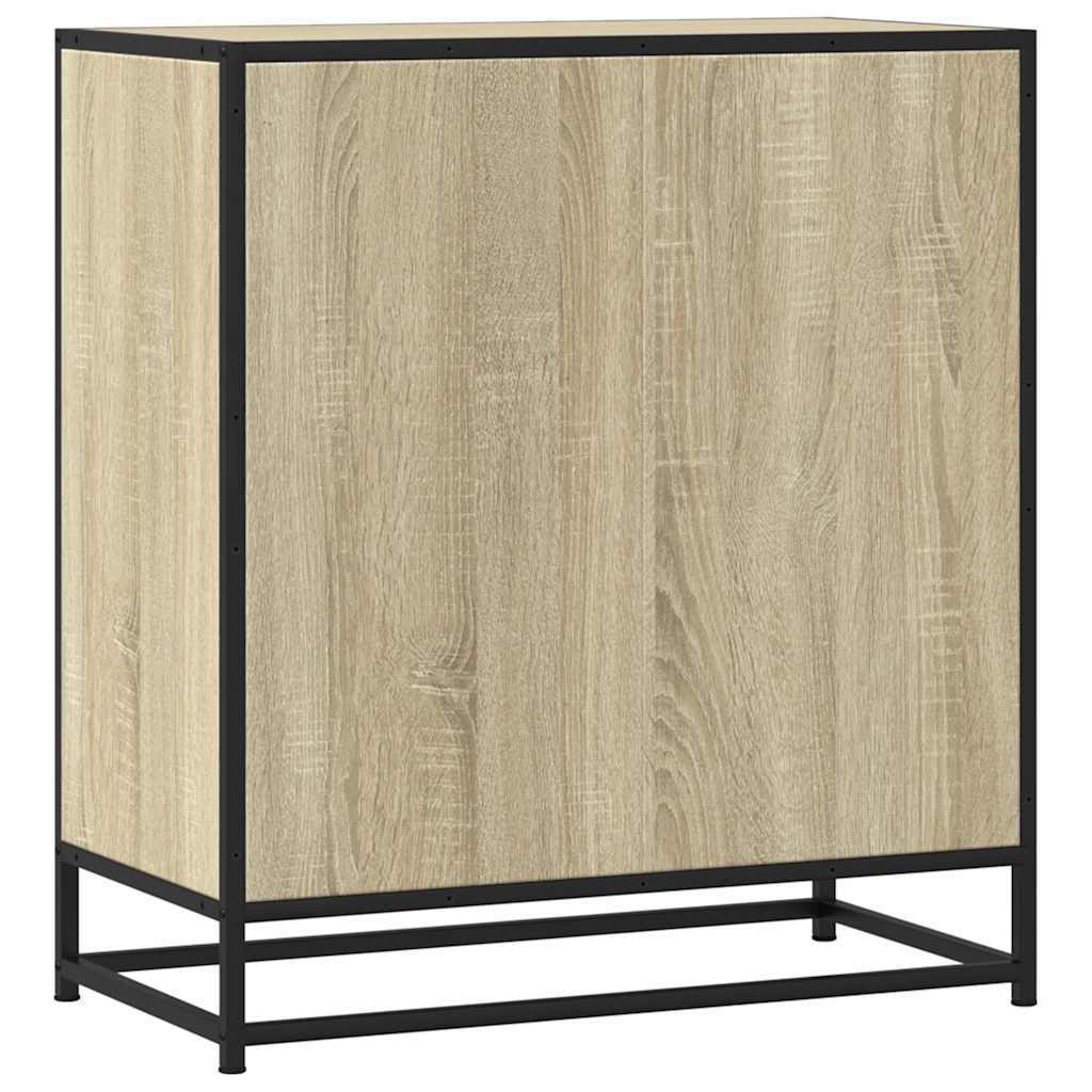 vidaXL Szafka, dąb sonoma, 68x35x76 cm, materiał drewnopochodny