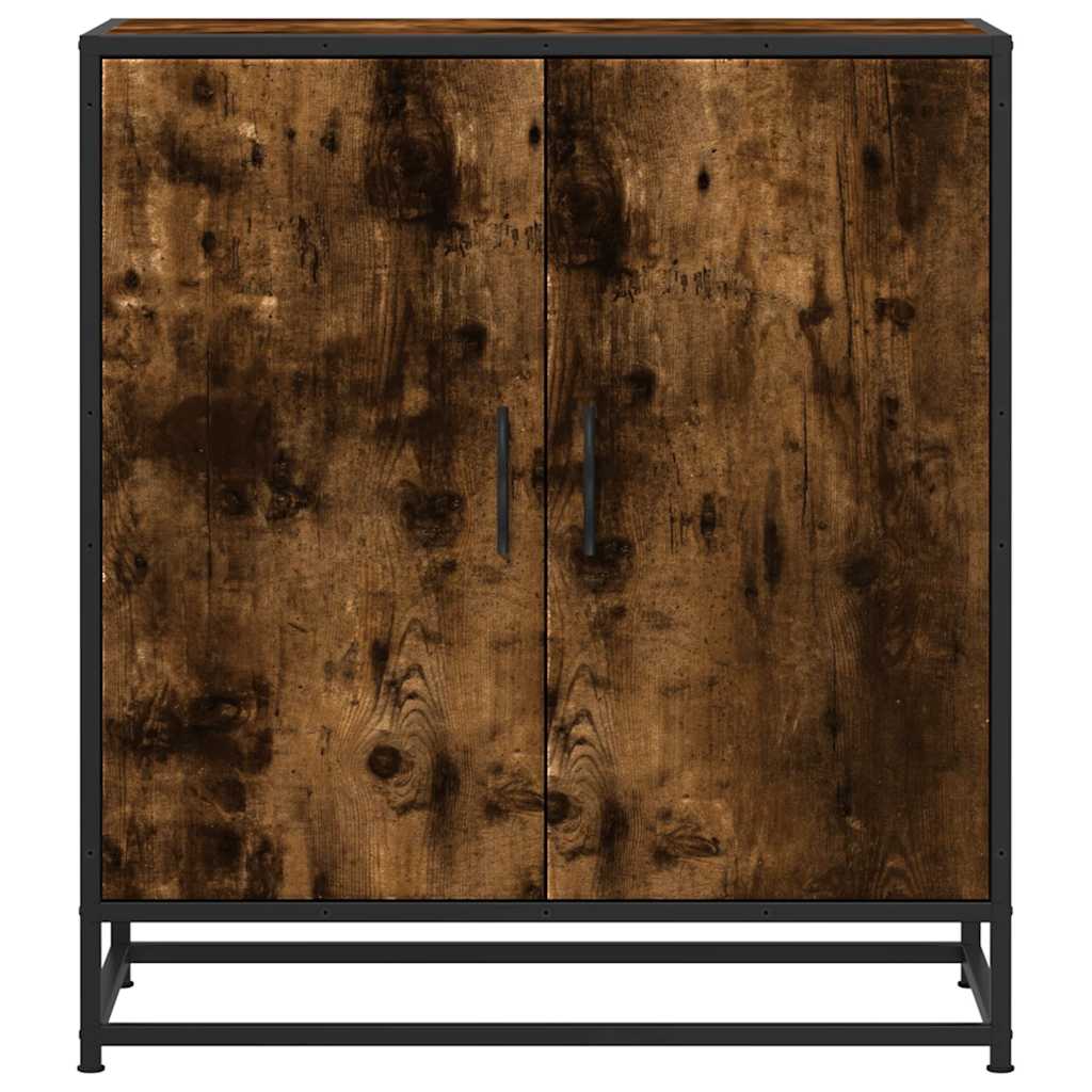 vidaXL Szafka, przydymiony dąb, 68x35x76 cm, materiał drewnopochodny