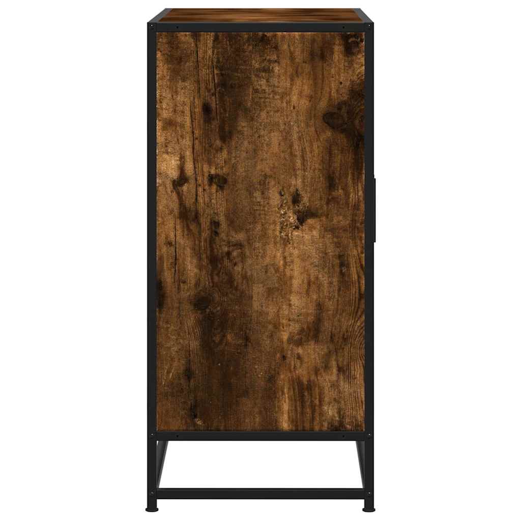 vidaXL Szafka, przydymiony dąb, 68x35x76 cm, materiał drewnopochodny