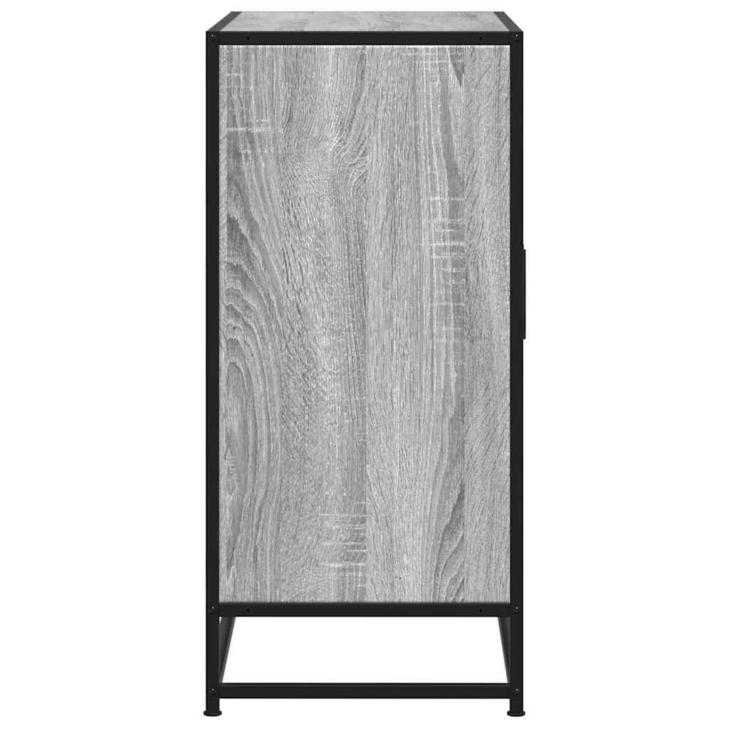 vidaXL Szafka, szary dąb sonoma, 68x35x76 cm materiał drewnopochodny
