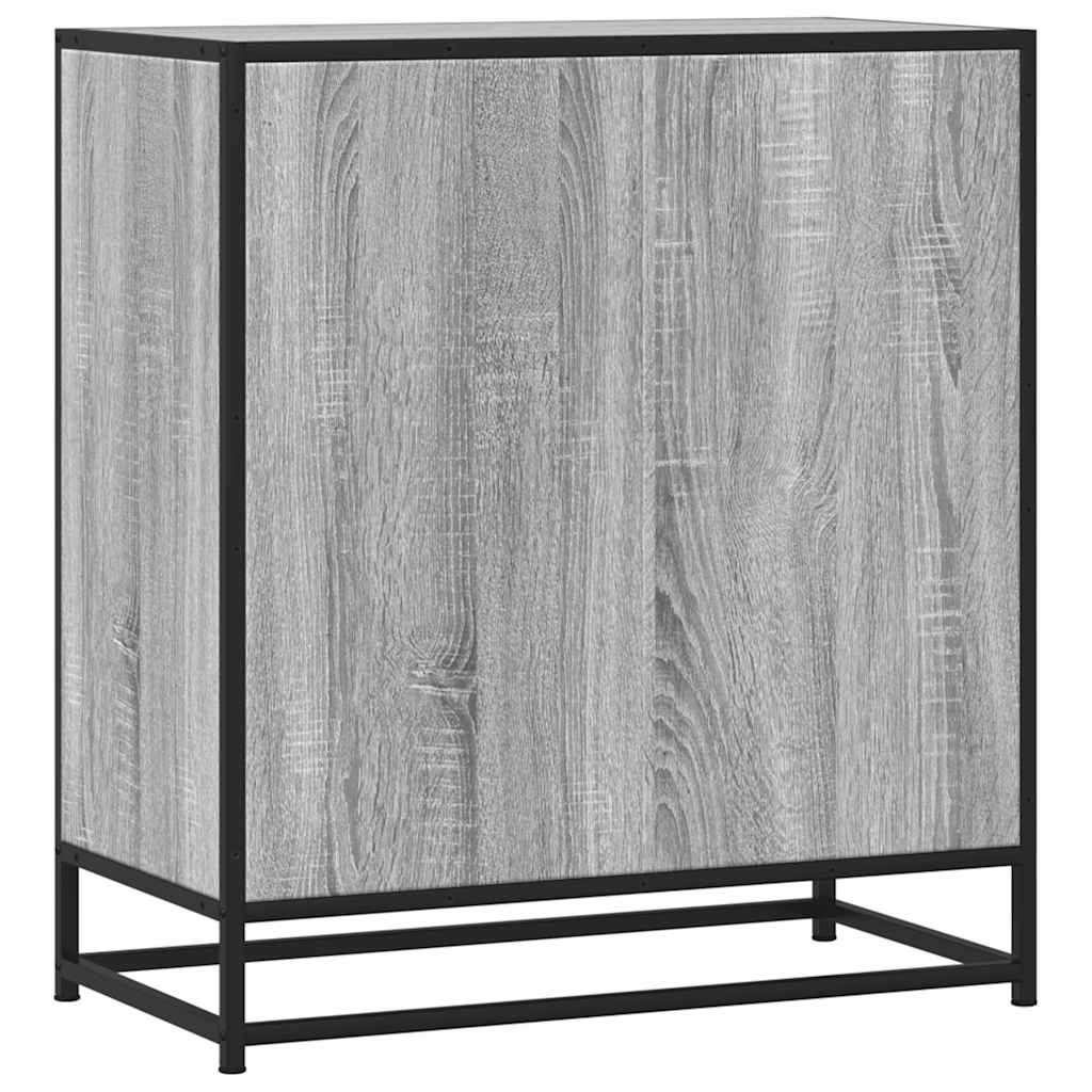 vidaXL Szafka, szary dąb sonoma, 68x35x76 cm materiał drewnopochodny