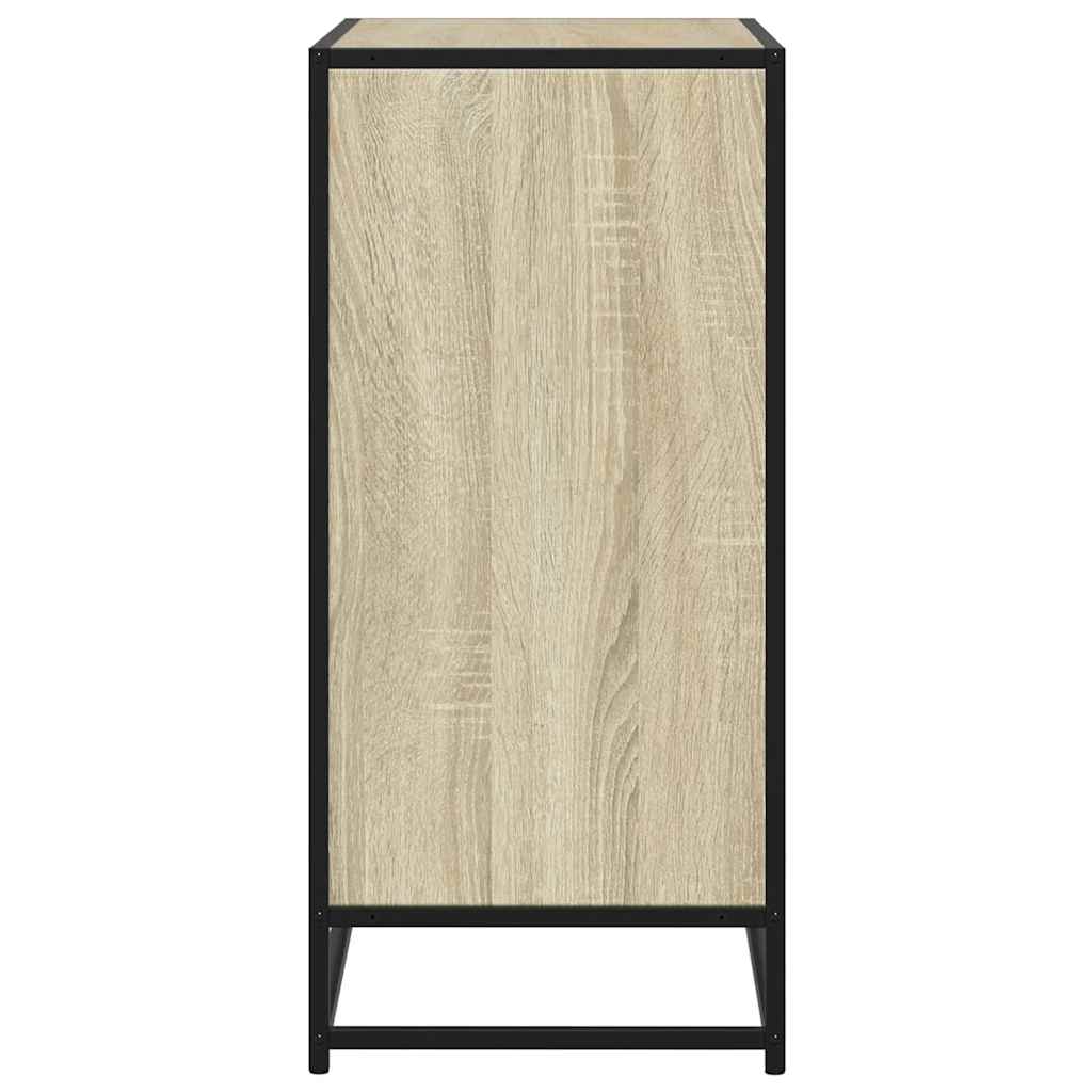 vidaXL Szafka, dąb sonoma, 68x35x76 cm, materiał drewnopochodny