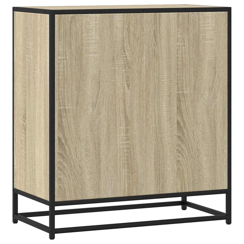 vidaXL Szafka, dąb sonoma, 68x35x76 cm, materiał drewnopochodny