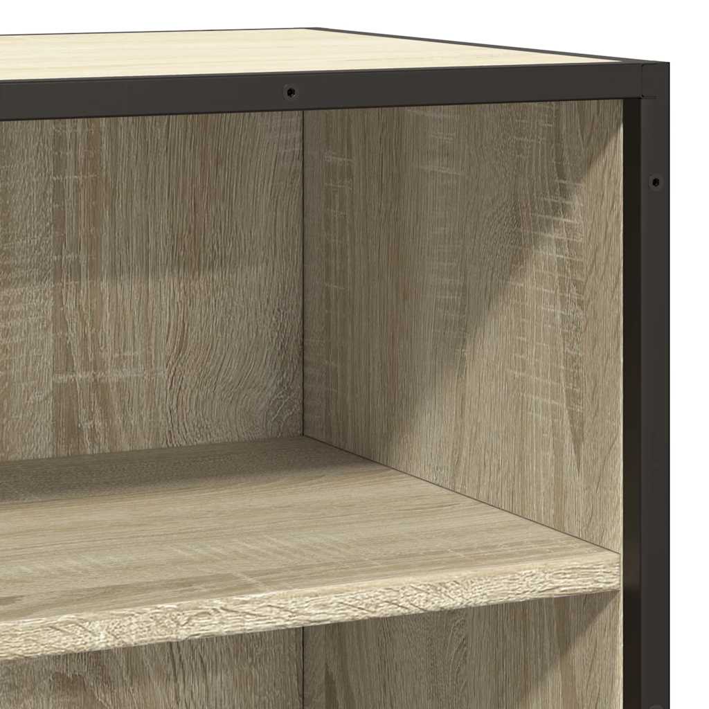 vidaXL Szafka, dąb sonoma, 68x35x76 cm, materiał drewnopochodny