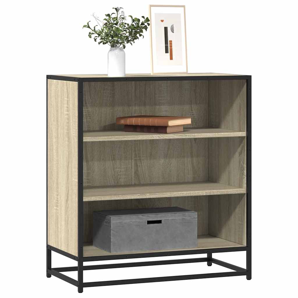 vidaXL Szafka, dąb sonoma, 68x35x76 cm, materiał drewnopochodny