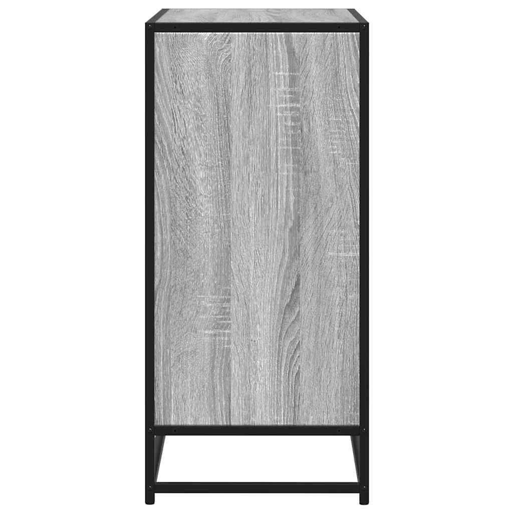 vidaXL Szafka, szary dąb sonoma, 68x35x76 cm materiał drewnopochodny