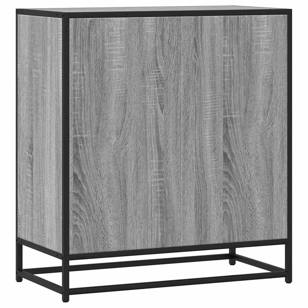 vidaXL Szafka, szary dąb sonoma, 68x35x76 cm materiał drewnopochodny