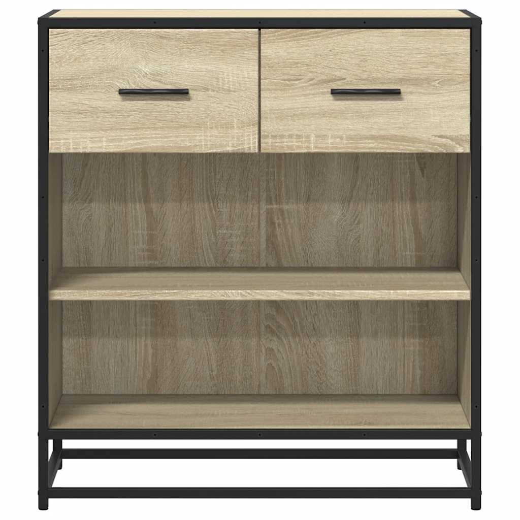vidaXL Komoda, dąb sonoma, 68x35x76 cm, materiał drewnopochodny