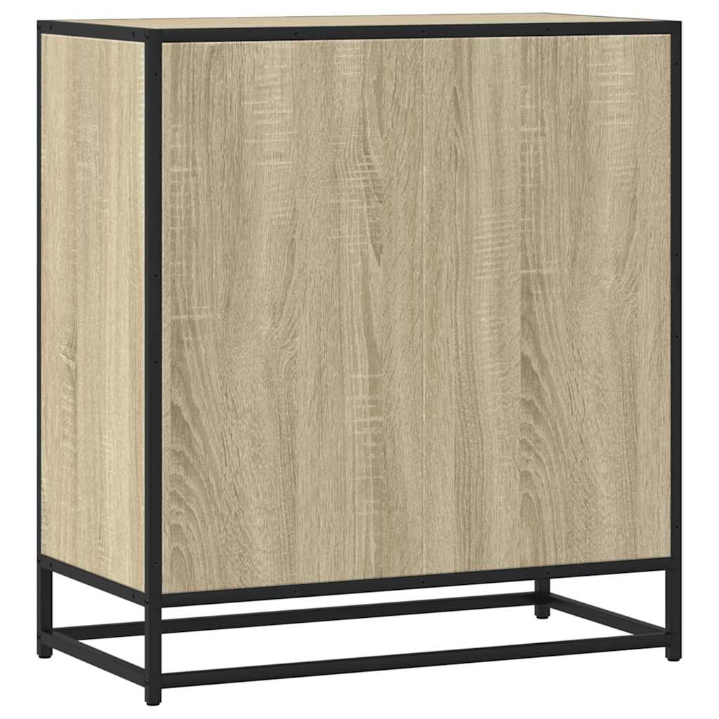 vidaXL Komoda, dąb sonoma, 68x35x76 cm, materiał drewnopochodny