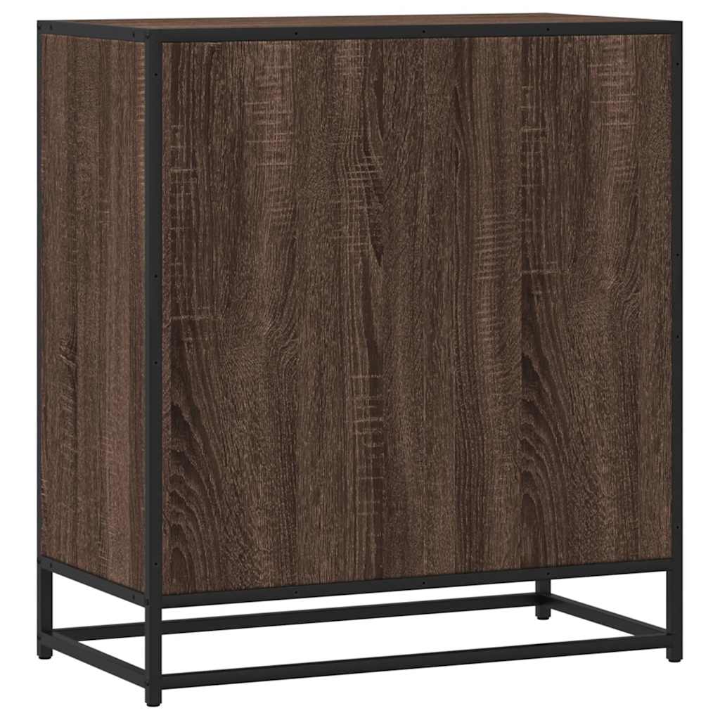 vidaXL Komoda, brązowy dąb, 68x35x76 cm, materiał drewnopochodny