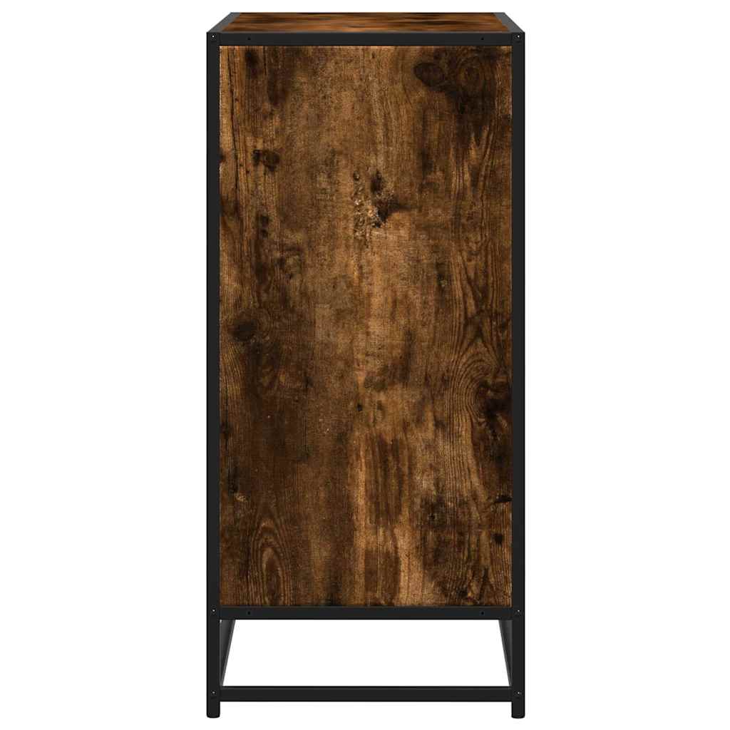 vidaXL Komoda, przydymiony dąb, 68x35x76 cm, materiał drewnopochodny