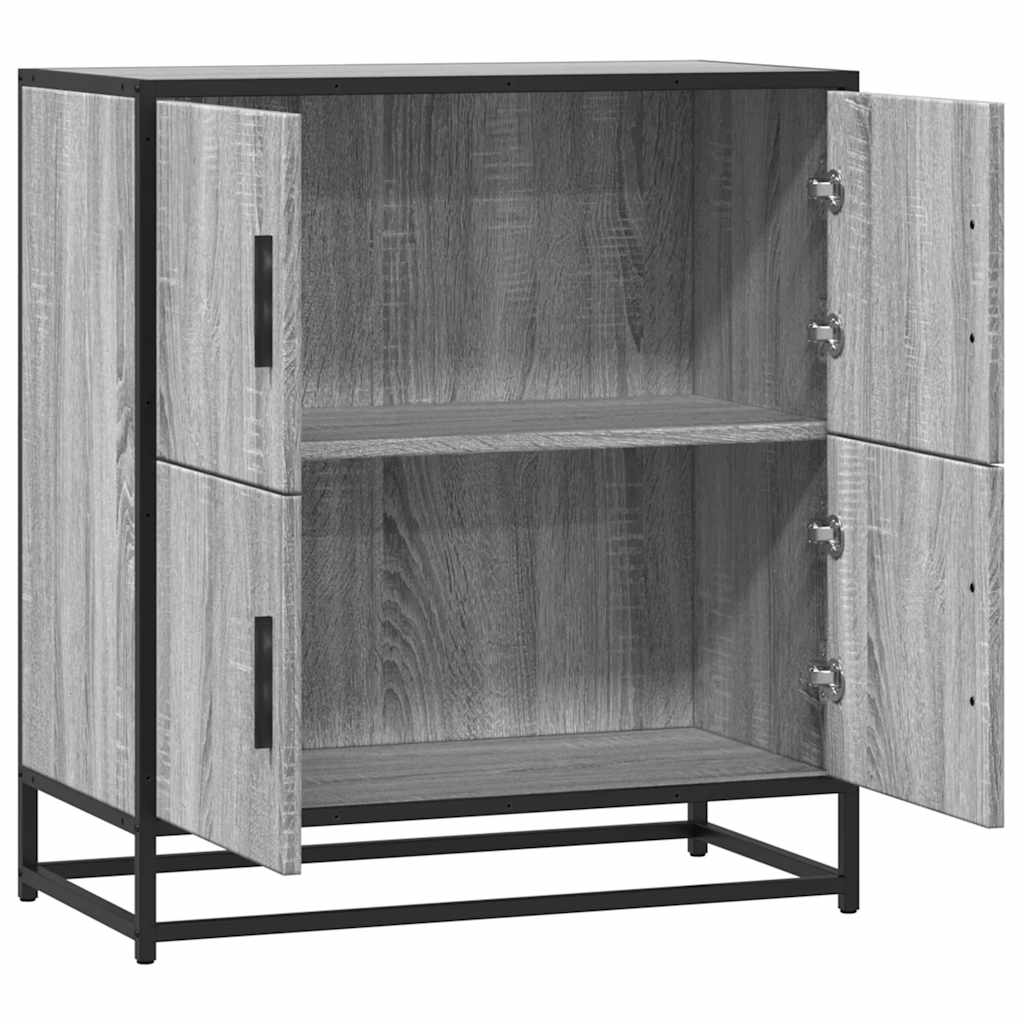vidaXL Komoda, szary dąb sonoma, 68x35x76 cm materiał drewnopochodny