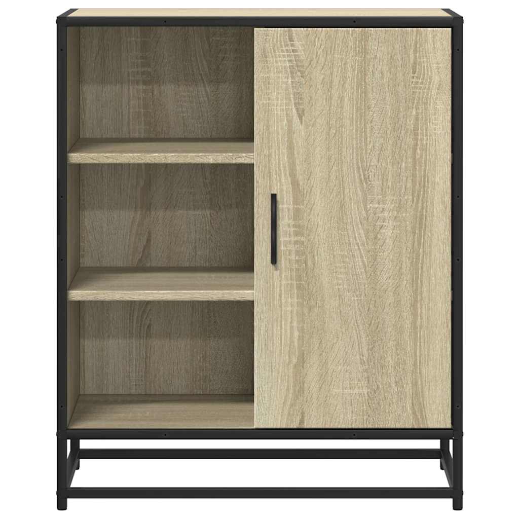 vidaXL Komoda, dąb sonoma, 62x35x76 cm, materiał drewnopochodny
