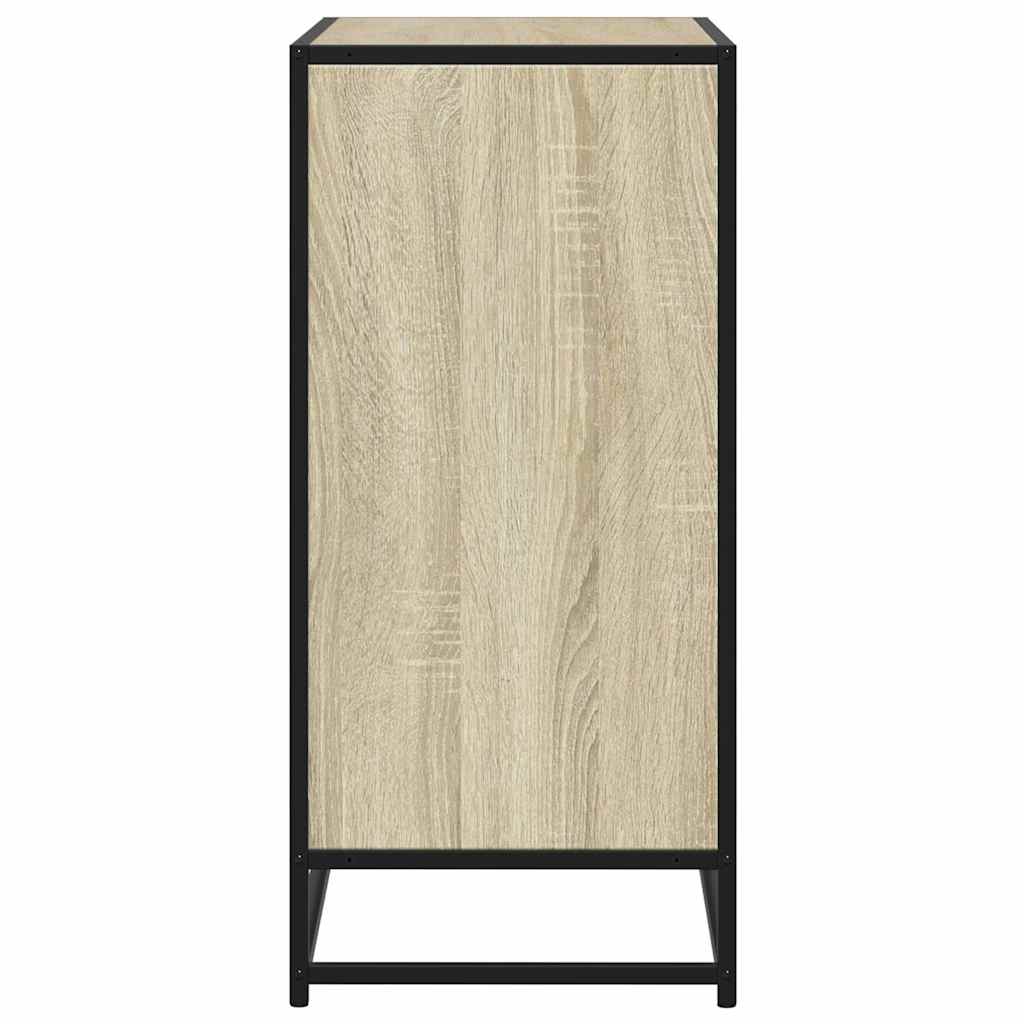 vidaXL Komoda, dąb sonoma, 68x35x76 cm, materiał drewnopochodny