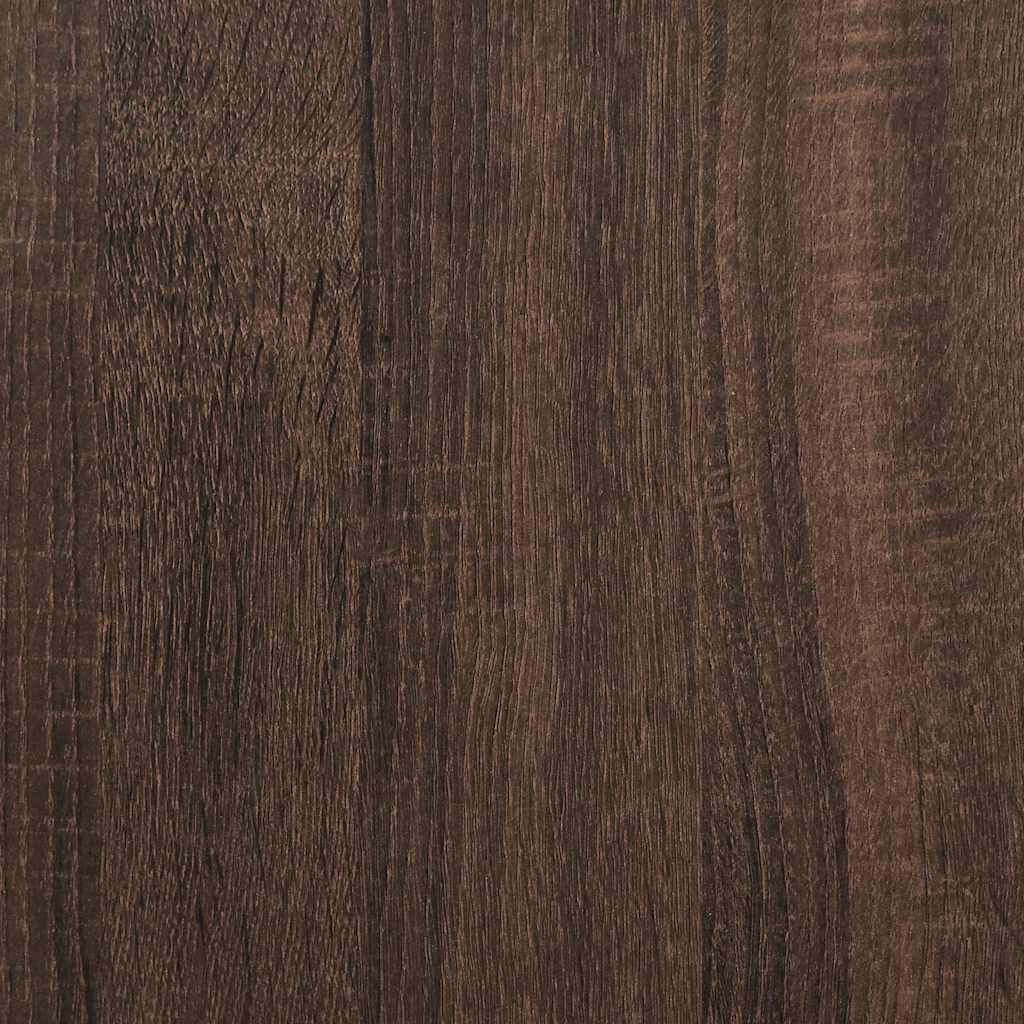 vidaXL Komoda, brązowy dąb, 68x35x76 cm, materiał drewnopochodny