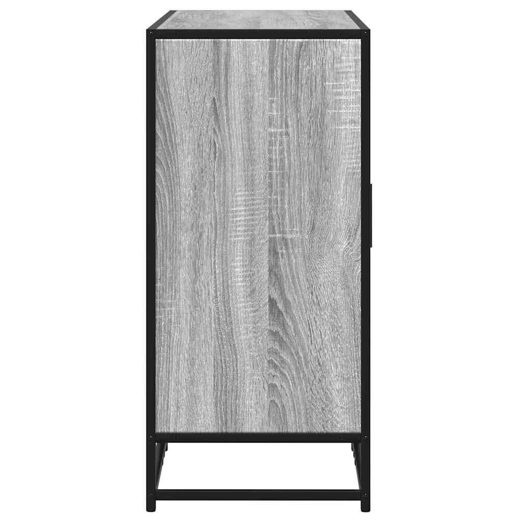 vidaXL Komoda, szary dąb sonoma, 94x35x76 cm, materiał drewnopochodny