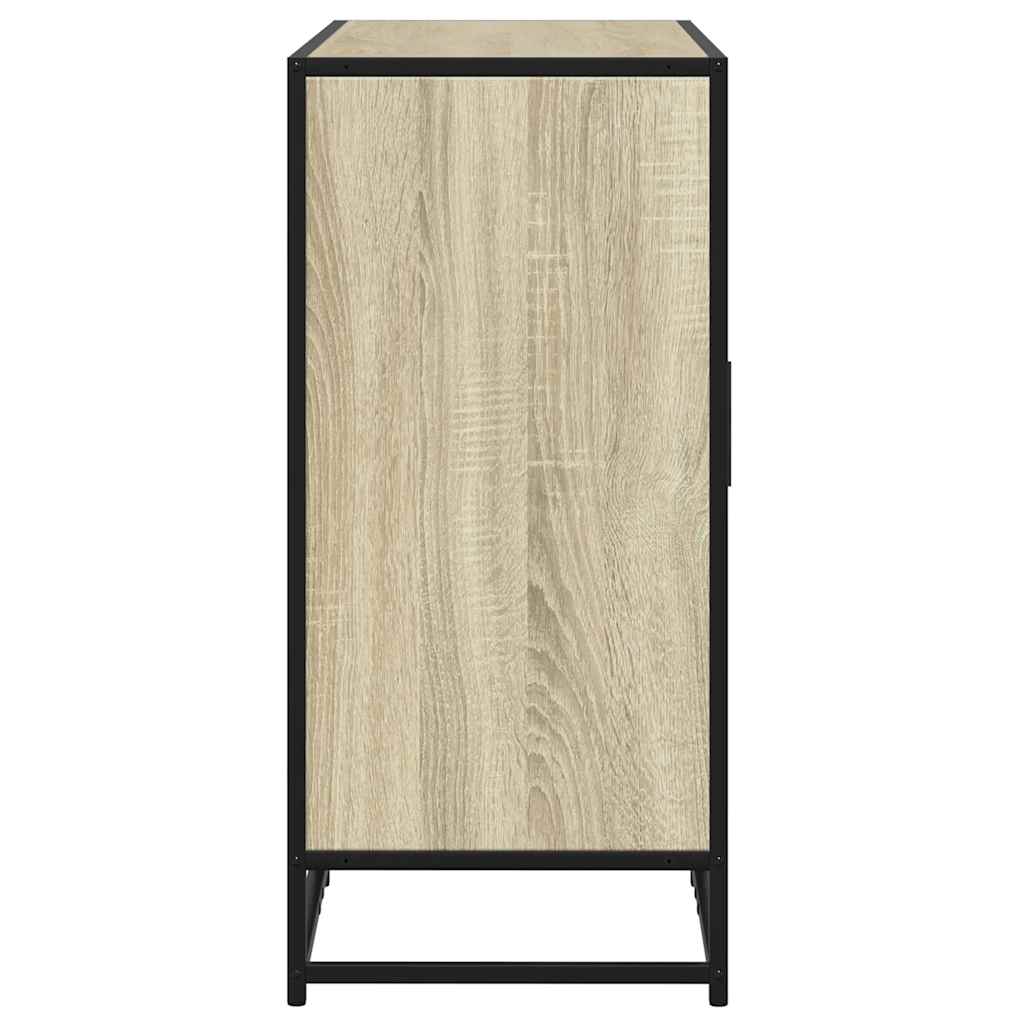 vidaXL Szafka, dąb sonoma, 92x35x76 cm, materiał drewnopochodny