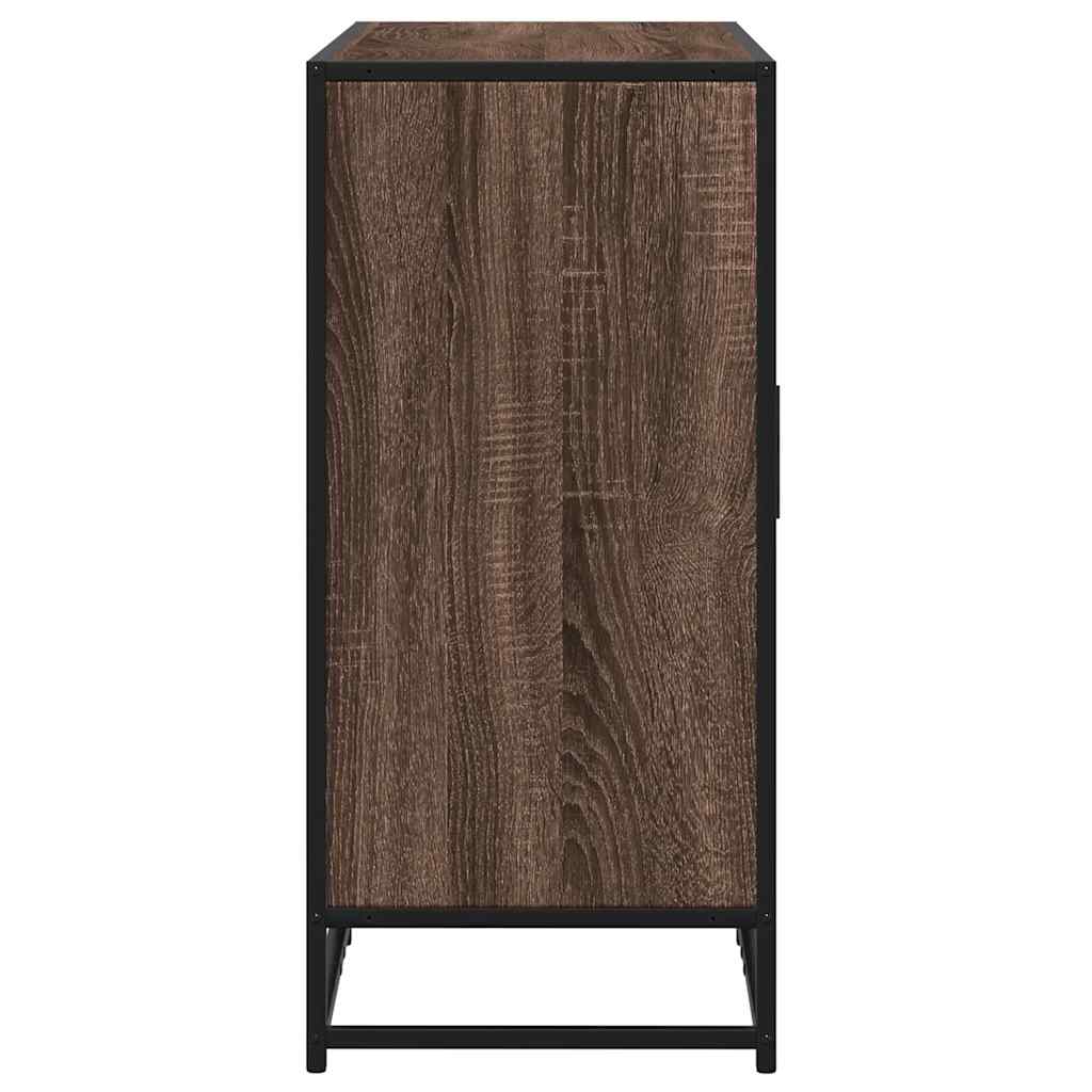 vidaXL Szafka, brązowy dąb, 92x35x76 cm, materiał drewnopochodny