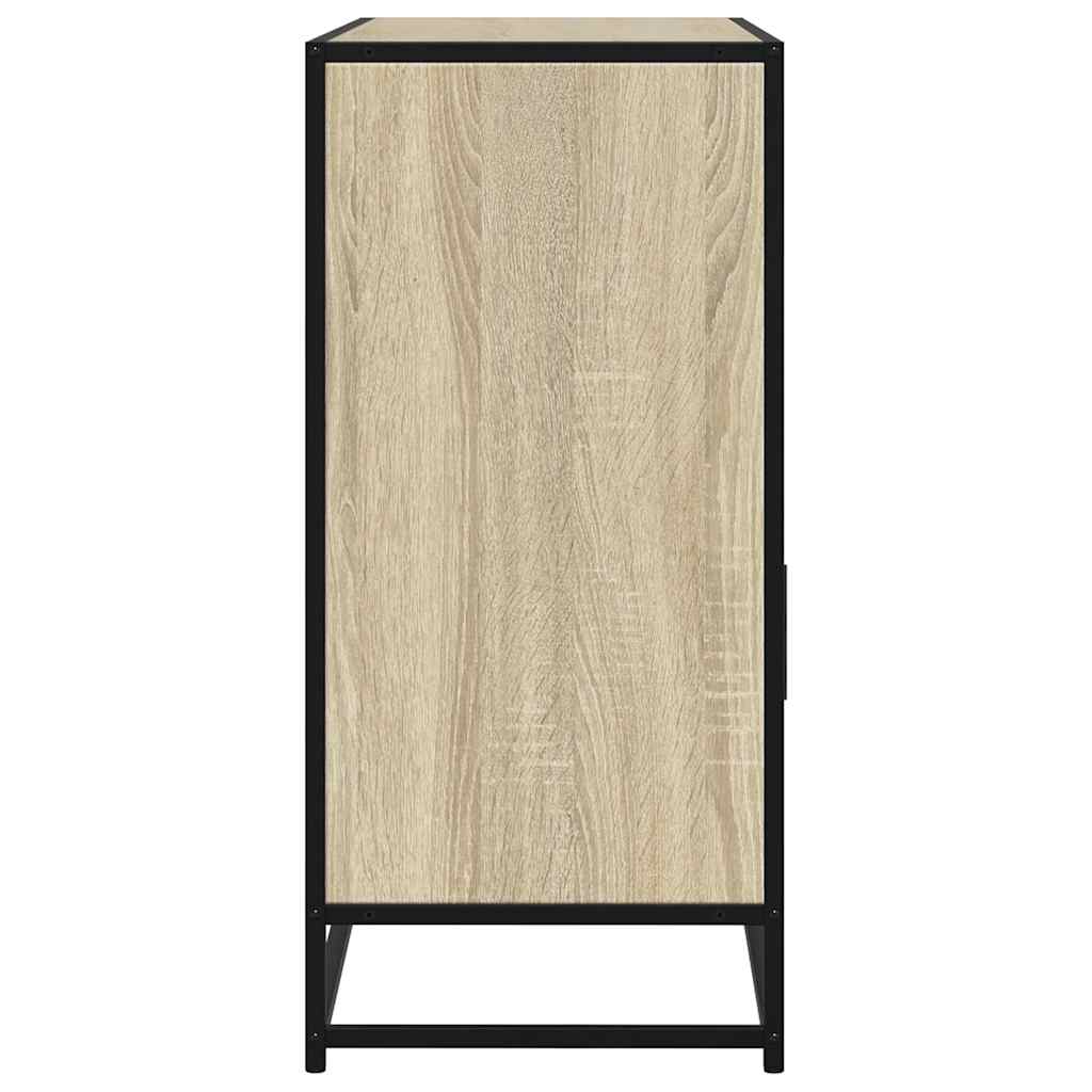 vidaXL Komoda, dąb sonoma, 100x35x76 cm, materiał drewnopochodny