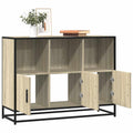 vidaXL Komoda, dąb sonoma, 100x35x76 cm, materiał drewnopochodny