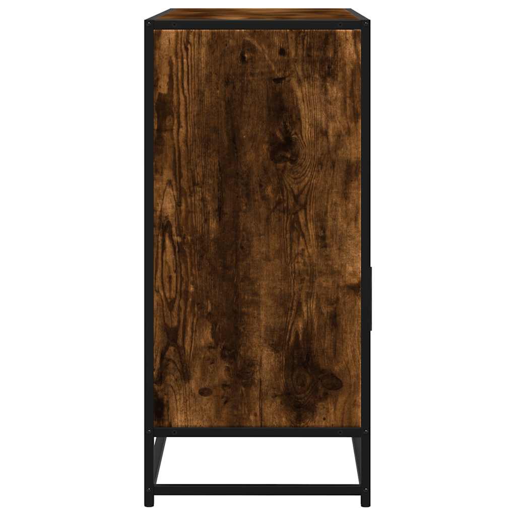 vidaXL Komoda, przydymiony dąb, 100x35x76 cm, materiał drewnopochodny