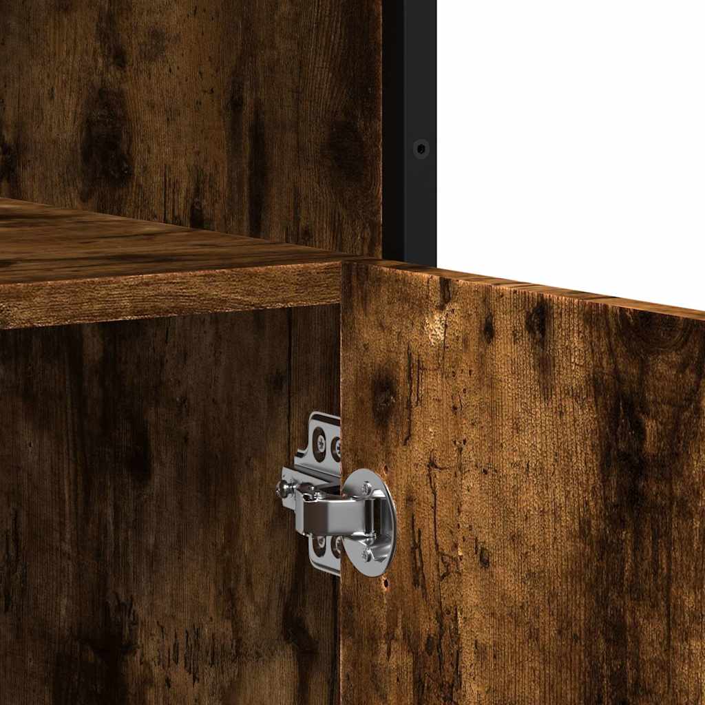 vidaXL Komoda, przydymiony dąb, 100x35x76 cm, materiał drewnopochodny