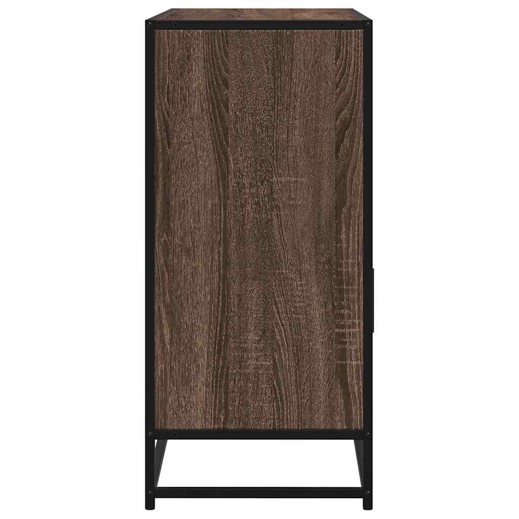 vidaXL Komoda, brązowy dąb, 100x35x76 cm, materiał drewnopochodny