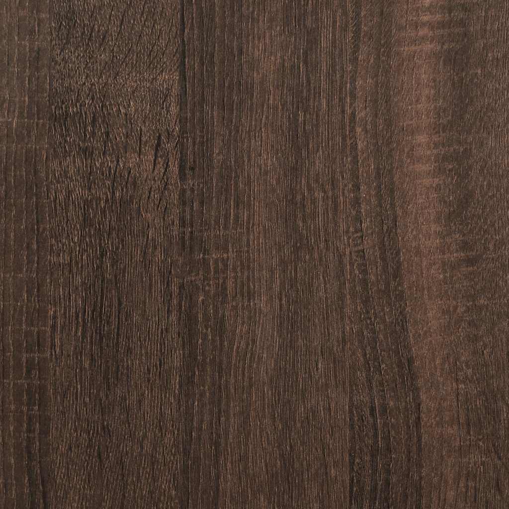 vidaXL Komoda, brązowy dąb, 100x35x76 cm, materiał drewnopochodny