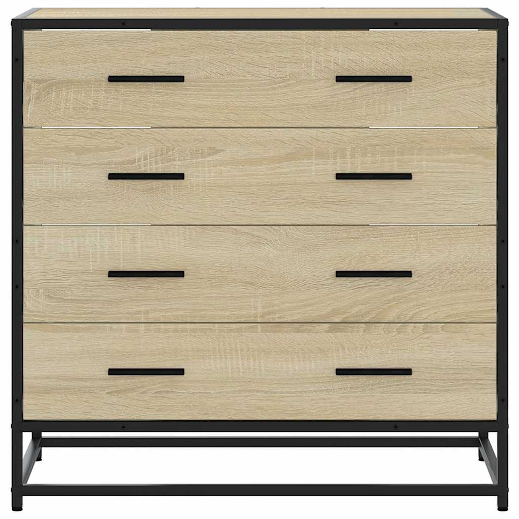 vidaXL Komoda, dąb sonoma, 70x41x70 cm, materiał drewnopochodny
