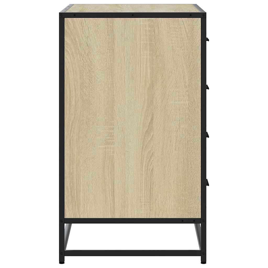 vidaXL Komoda, dąb sonoma, 70x41x70 cm, materiał drewnopochodny