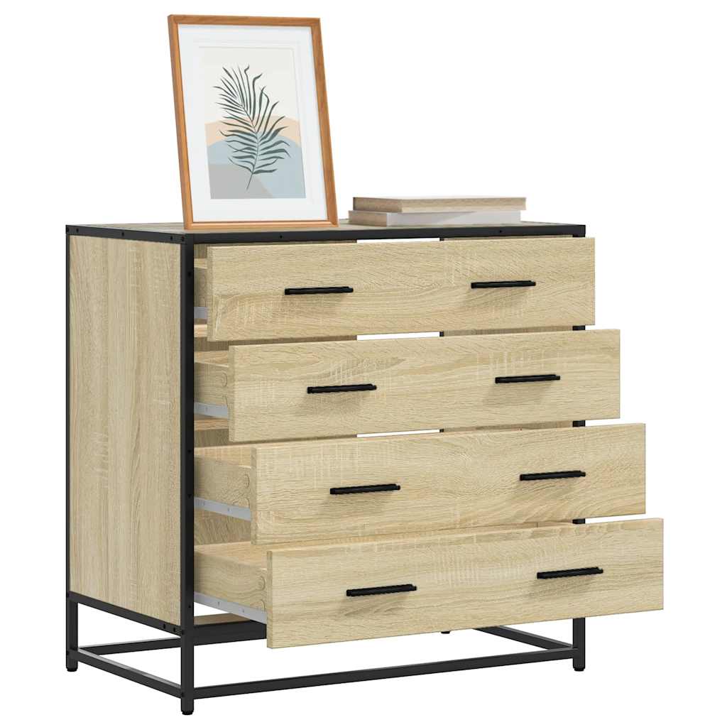 vidaXL Komoda, dąb sonoma, 70x41x70 cm, materiał drewnopochodny