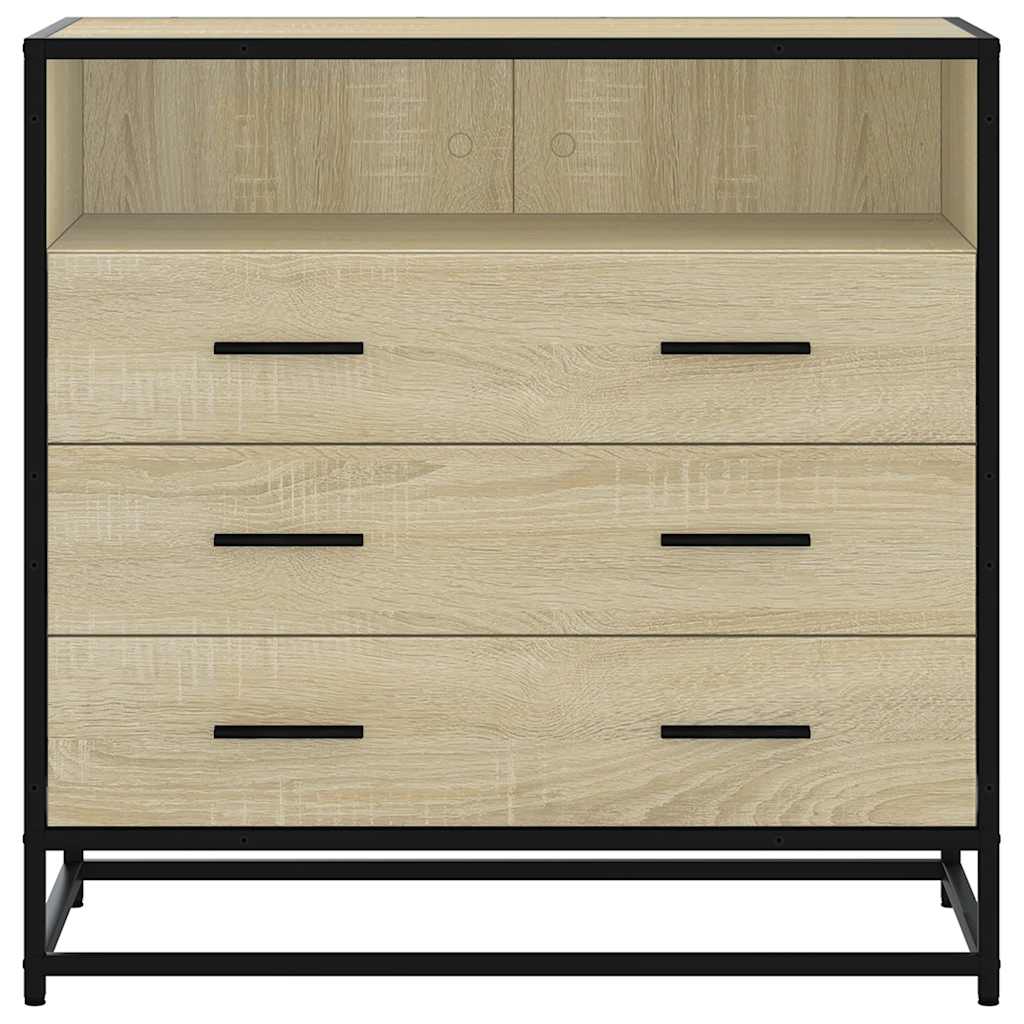 vidaXL Komoda, dąb sonoma, 70x41x70 cm, materiał drewnopochodny
