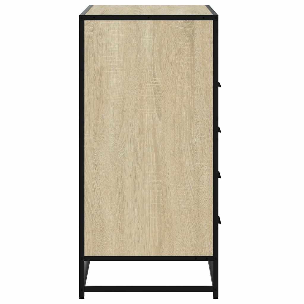 vidaXL Komoda, dąb sonoma, 70x41x83,5 cm, materiał drewnopochodny