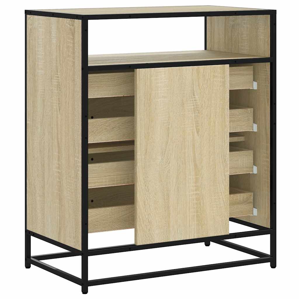 vidaXL Komoda, dąb sonoma, 70x41x83,5 cm, materiał drewnopochodny