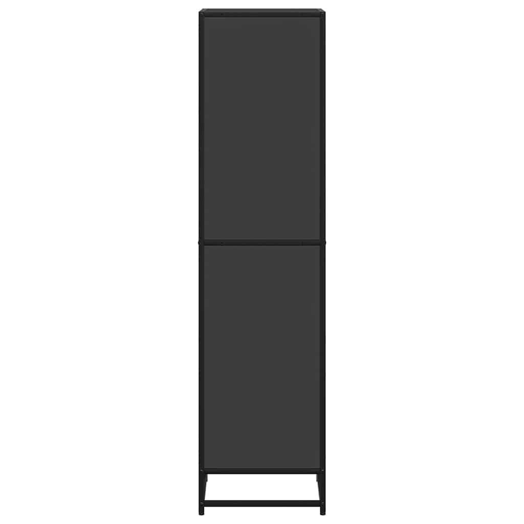 vidaXL Regał na książki, czarny,40x35x139 cm materiał drewnopochodny