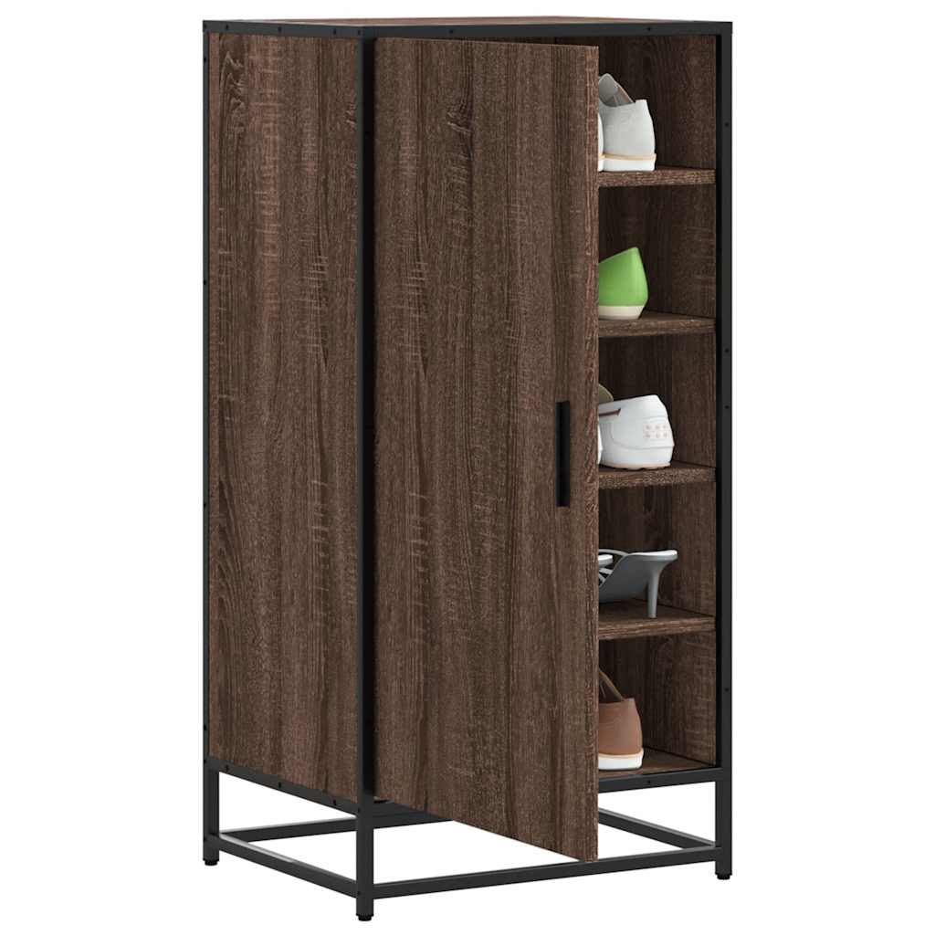 vidaXL Szafka na buty, brązowy dąb, 48x38x97,5 cm