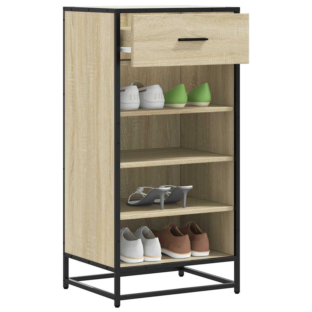 vidaXL Szafka na buty, dąb sonoma, 48x38x97,5 cm