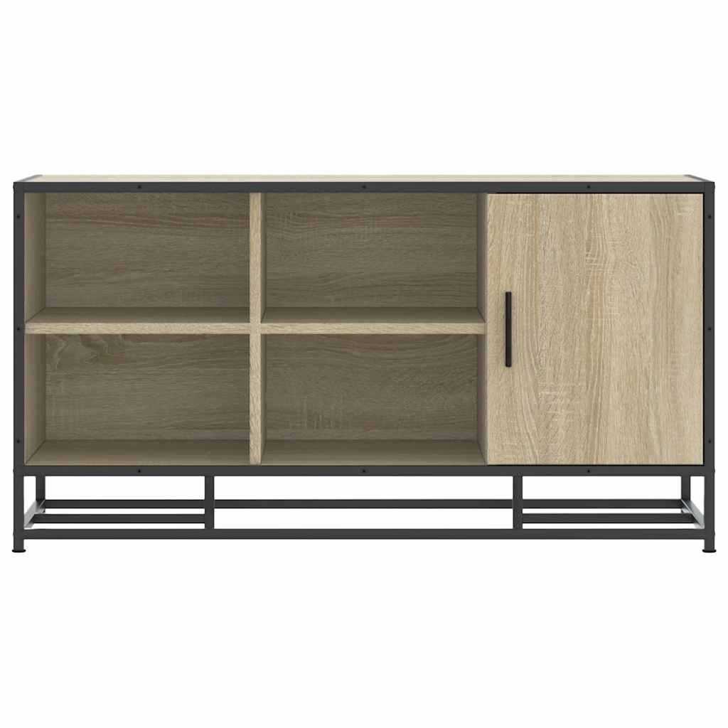 vidaXL Ławka z miejscem na buty, dąb sonoma, 100x40x53,5 cm