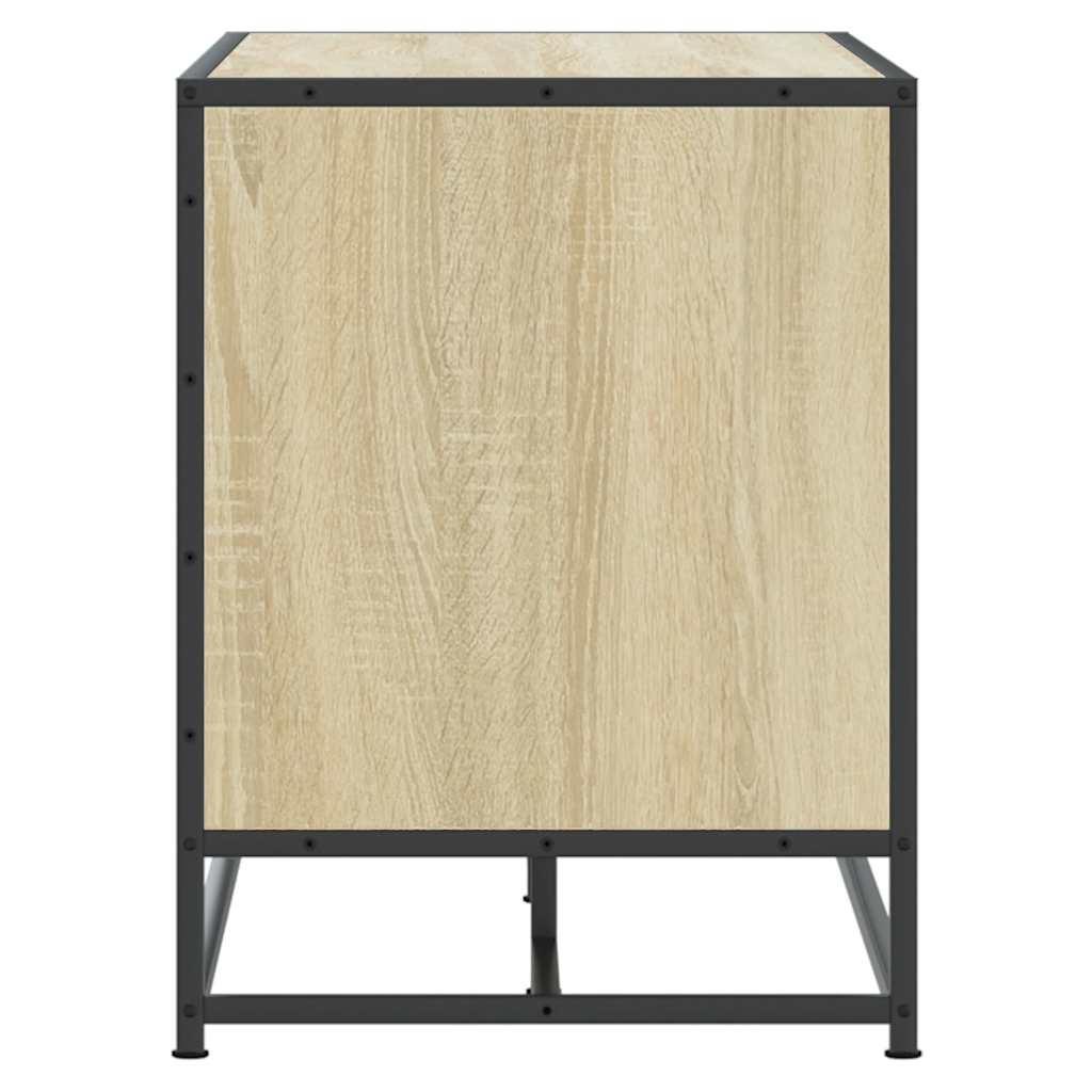 vidaXL Ławka z miejscem na buty, dąb sonoma, 100x40x53,5 cm