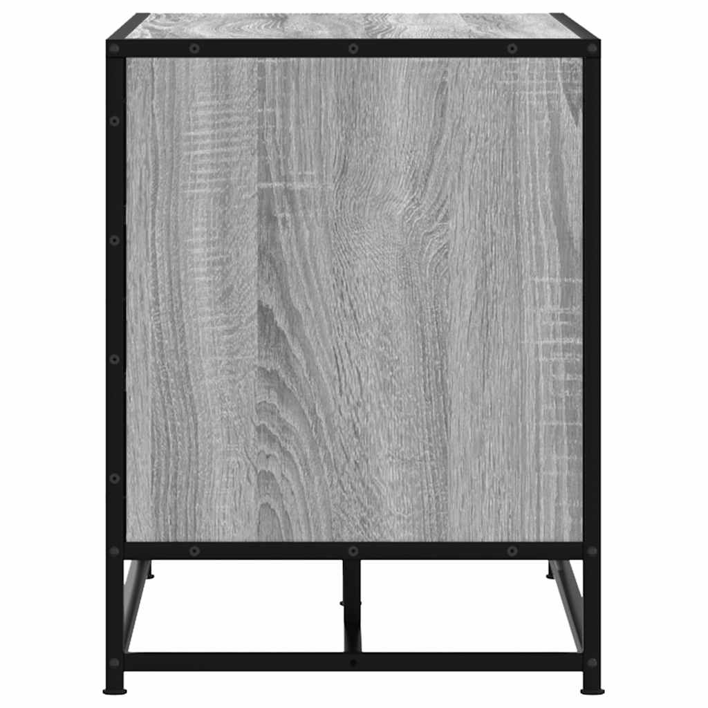 vidaXL Ławka z miejscem na buty, szary dąb sonoma, 100x40x53,5 cm
