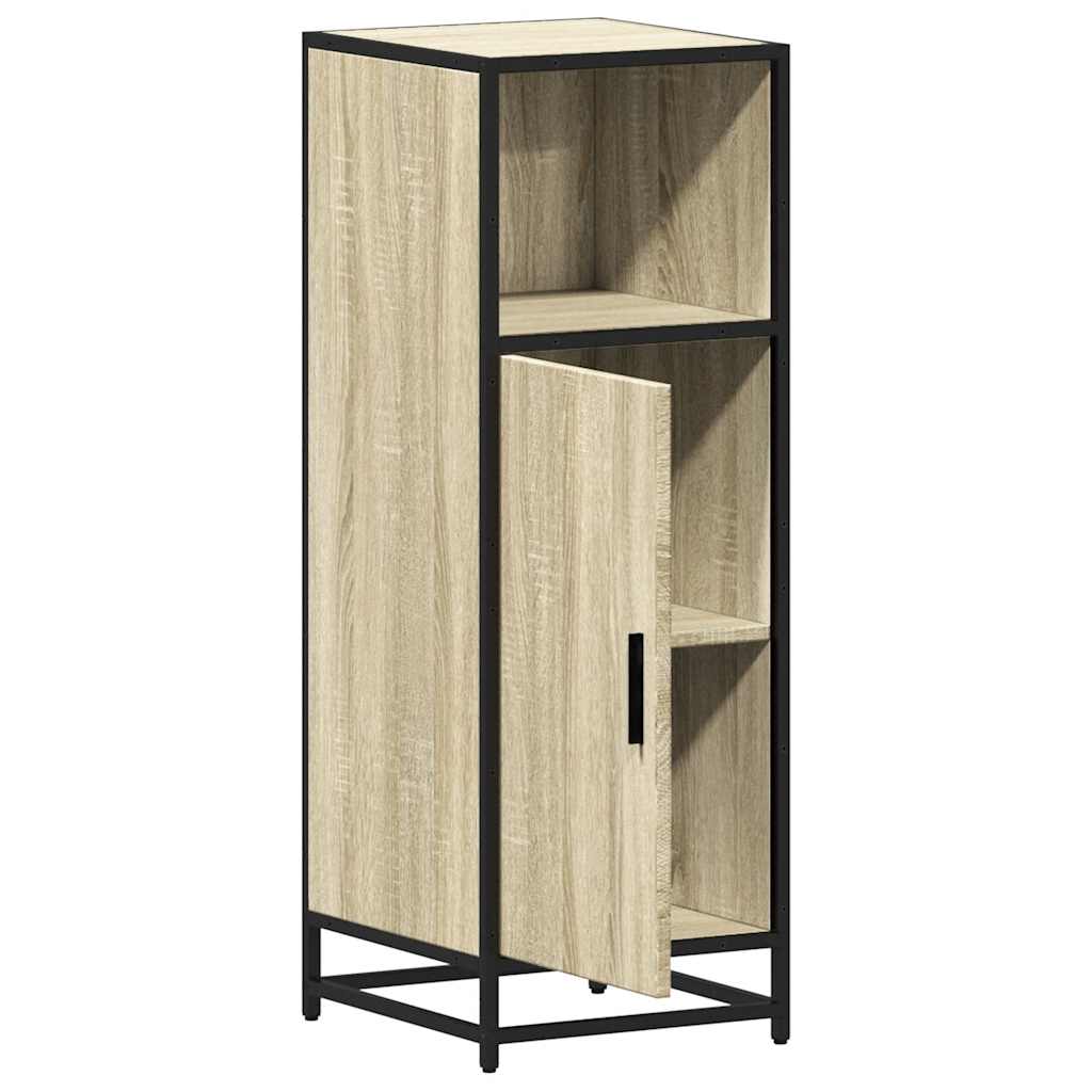 vidaXL Szafka łazienkowa Sonoma Oak 35x37,5x100 cm Drewno klejone