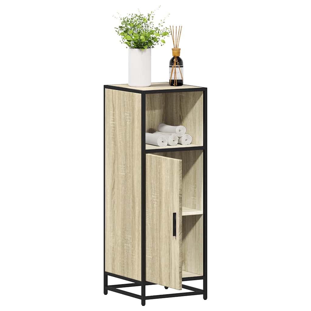 vidaXL Szafka łazienkowa Sonoma Oak 35x37,5x100 cm Drewno klejone