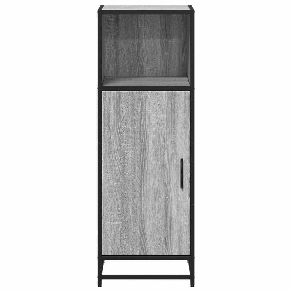 vidaXL Szafka łazienkowa Sonoma Szara 35x37,5x100 cm Drewno klejone